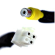 Adapter voor aansluiting van achteruitrijcamera op monitor Subaru 2006-2013