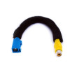 Fakra-RCA-adapter voor aansluiting van camera op originele monitor