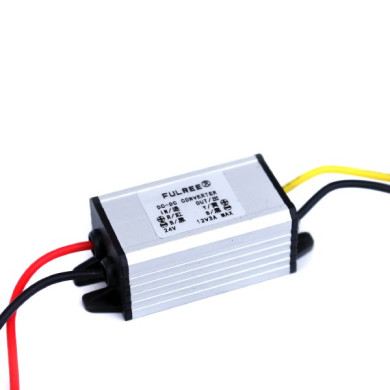 Spanningsomvormer 24V naar 12V (3A)