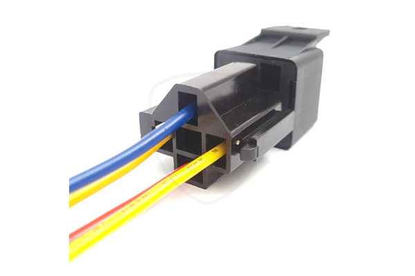 Schakelrelais 12V 40A 4-polig met voet