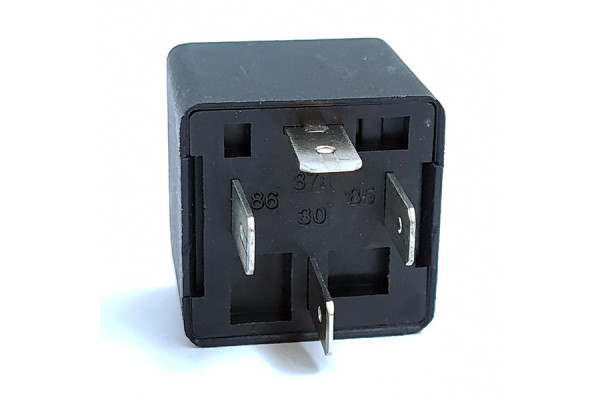 Schakelrelais 12V 40A 4-polig met voet