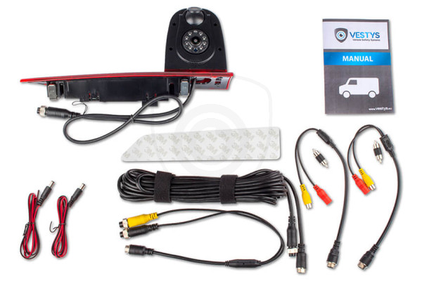 Ford Transit Custom - gedeeld remlicht met achteruitrijcamera