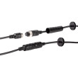 4-pin-kabel railbevestiging mannelijk / vrouwelijk – verschillende lengtes