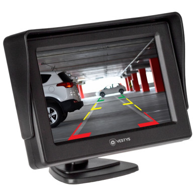 4,3″ staande monitor voor de auto