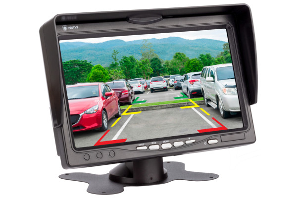 7″ staande monitor in de auto voor Achteruitrijcamera’s