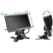 7″ staande monitor in de auto voor Achteruitrijcamera’s