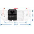 Achteruitrijcamera Ford Focus Mk2 en C-Max, 1998, 1999, 2000, 2001, 2002, 2003, 2004, 2005, 2006, 2007, 2008, 2009, 2010, 2011, 2012
