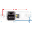 Achteruitrijcamera Kia Ceed, Sportage, Carens en andere