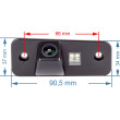 Achteruitrijcamera Hyundai Santa Fe (2006 - 2012) - met LED