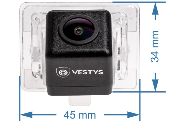 Afmetingen van de achteruitrijcamera voor Mercedes-Benz C, E, CL, S, CLK-Klasse Afmetingen van de achteruitrijcamera voor Mercedes-Benz C, E, CL, S, CLK-Klasse
