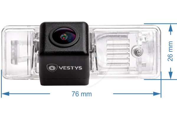 Afmetingen van de achteruitrijcamera voor Mercedes-Benz Vito, Viano, Sprinter Afmetingen van de achteruitrijcamera voor Mercedes-Benz Vito, Viano, Sprinter