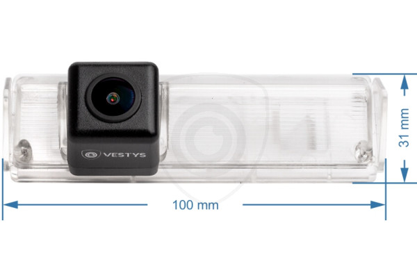 Afmetingen van de Achteruitrijcamera voor Mitsubishi Grandis Afmetingen van de Achteruitrijcamera voor Mitsubishi Grandis