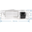 Achteruitrijcamera Nissan Micra 2010, 2011, 2012, 2013, 2014, 2015, 2016, 2017, 2018, 2019