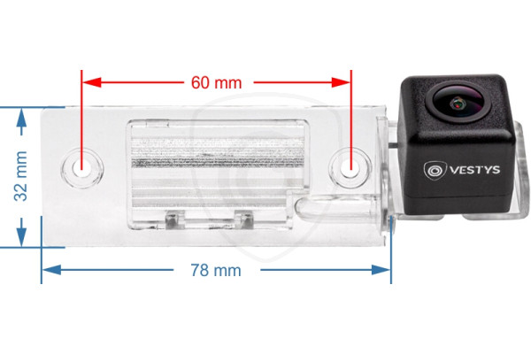 Achteruitrijcamera Škoda Fabia 2 en 3 en Yeti
