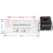 Achteruitrijcamera VW Touareg, Tiguan, Golf, Passat, Bora