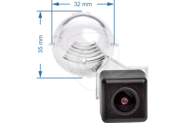 Afmetingen van de achteruitrijcamera voor Suzuki Alto, Grand Vitara, Jimny, Swift en Splash Afmetingen van de achteruitrijcamera voor Suzuki Alto, Grand Vitara, Jimny, Swift en Splash