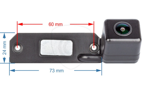 Achteruitrijcamera voor Škoda Superb 2 sedan (2008 - 2013)