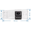 Achteruitrijcamera Hyundai Santa Fe 3 (2013 - 2016)