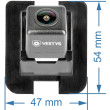 Achteruitrijcamera Mercedes-Benz W204, W212, W221, Vito en Viano
