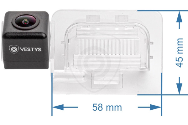 Afmetingen van de Achteruitrijcamera voor Hyundai i30 CW Afmetingen van de Achteruitrijcamera voor Hyundai i30 CW