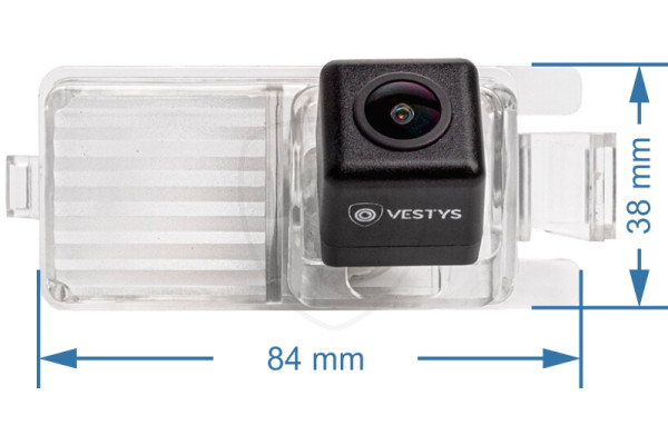 Afmetingen van de achteruitrijcamera voor Nissan Skyline GT-R, 350Z en 370Z Afmetingen van de achteruitrijcamera voor Nissan Skyline GT-R, 350Z en 370Z