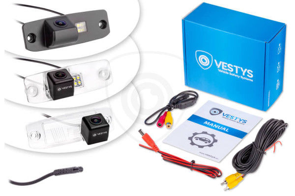 Inhoud van de verpakking van de Achteruitrijcamera voor Hyundai Tucson, Kona, Accent, Elantra en andere Inhoud van de verpakking van de Achteruitrijcamera voor Hyundai Tucson, Kona, Accent, Elantra en andere