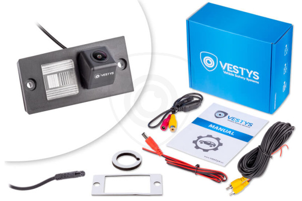 Inhoud van de verpakking van de Achteruitrijcamera voor Hyundai H1 Inhoud van de verpakking van de Achteruitrijcamera voor Hyundai H1