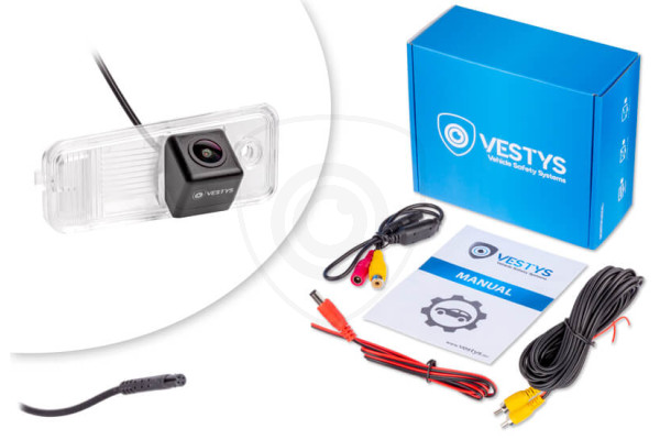 Inhoud van de verpakking van de Achteruitrijcamera voor Hyundai Santa Fe 3 Inhoud van de verpakking van de Achteruitrijcamera voor Hyundai Santa Fe 3