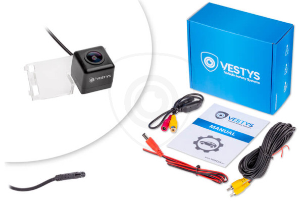 Inhoud van de verpakking van de achteruitrijcamera voor Mazda 5 CW Inhoud van de verpakking van de achteruitrijcamera voor Mazda 5 CW