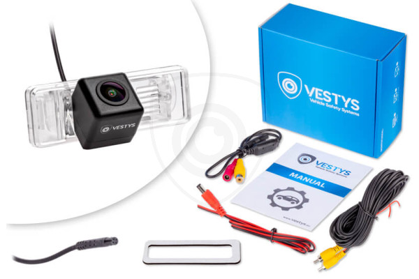 Inhoud van de verpakking van de achteruitrijcamera voor Mercedes-Benz Vito, Viano, Sprinter Inhoud van de verpakking van de achteruitrijcamera voor Mercedes-Benz Vito, Viano, Sprinter