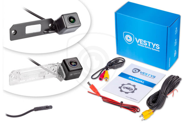 Inhoud van de verpakking van de achteruitrijcamera voor VW Golf, Passat, Polo, EOS en andere Inhoud van de verpakking van de achteruitrijcamera voor VW Golf, Passat, Polo, EOS en andere
