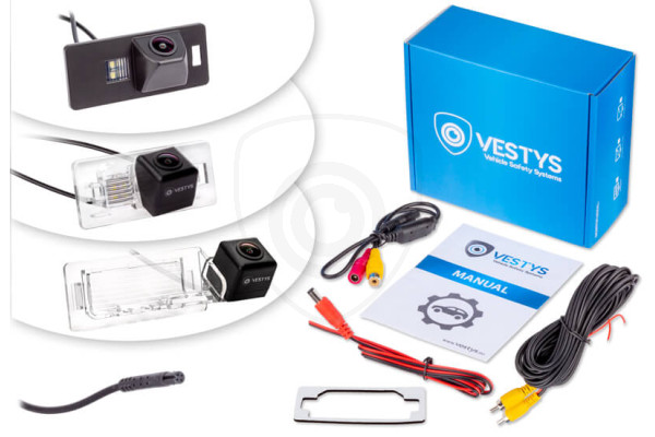 Inhoud van de verpakking van de achteruitrijcamera voor Volkswagen Passat Variant B6 Inhoud van de verpakking van de achteruitrijcamera voor Volkswagen Passat Variant B6