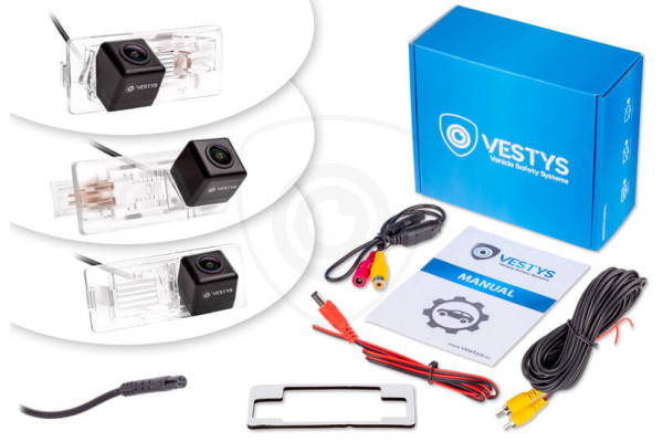 Inhoud van de verpakking van de Achteruitrijcamera voor Renault Megane, Clio, Master, Kangoo en andere Inhoud van de verpakking van de Achteruitrijcamera voor Renault Megane, Clio, Master, Kangoo en andere