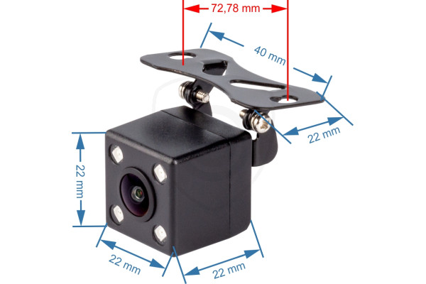 UNI-CUBE universele achteruitrijcamera voor alle voertuigtypes UNI-CUBE universele achteruitrijcamera voor alle voertuigtypes