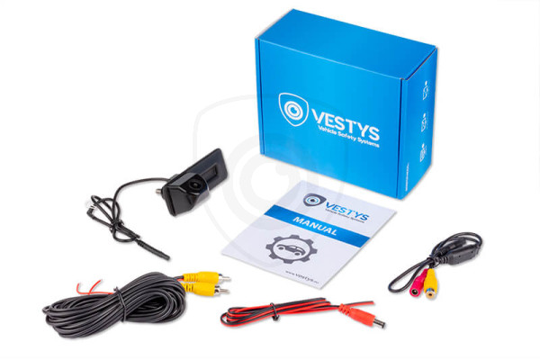 Inhoud van de verpakking - Achteruitrijcamera Audi voor handgreep van de achterklep, videokabel, aansluitingshandleiding, voedingskabel, adapter Inhoud van de verpakking - Achteruitrijcamera Audi voor handgreep van de achterklep, videokabel, aansluitingshandleiding, voedingskabel, adapter