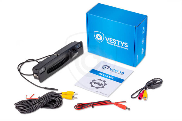 Inhoud van de verpakking - Achteruitrijcamera Ford Model 3 voor de handgreep van de achterklep, videokabel, aansluitingshandleiding, voedingskabel, adapter Inhoud van de verpakking - Achteruitrijcamera Ford Model 3 voor de handgreep van de achterklep, videokabel, aansluitingshandleiding, voedingskabel, adapter