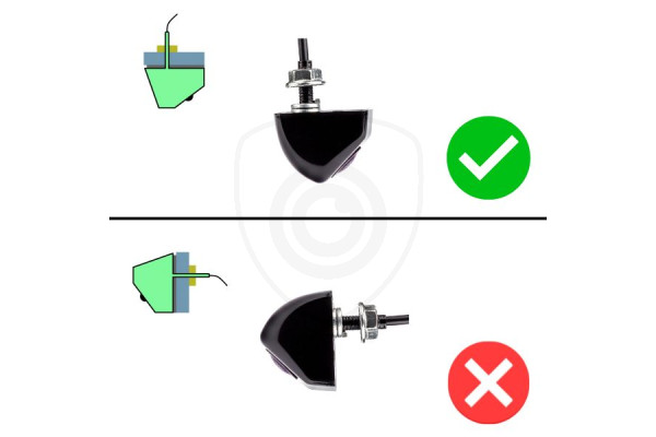 Achteruitrijcamera UNI-METAL
