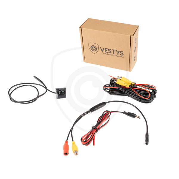 inhoud van de verpakking van universele AHD-achteruitrijcamera UC-008 inhoud van de verpakking van universele AHD-achteruitrijcamera UC-008