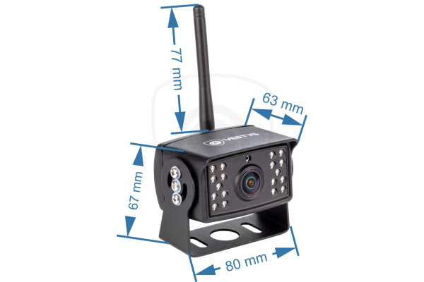 Wifi draadloze AHD-set: camera + monitor (5″/7″/9″) voor vrachtwagens