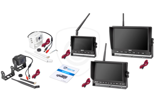 Wifi draadloze AHD-set: camera + monitor (5″/7″/9″) voor vrachtwagens