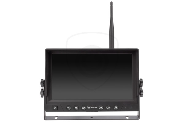 Draadloze wifi AHD-set voor bedrijfsvoertuigen met camera en zonnepaneellading evenals magnetische bevestiging