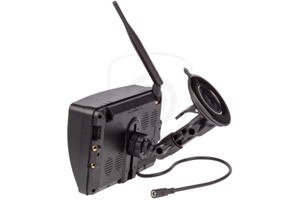 Draadloze wifi AHD-set voor bedrijfsvoertuigen met camera en zonnepaneellading evenals magnetische bevestiging