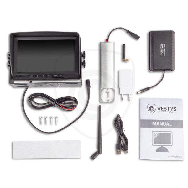 inhoud verpakking wifi draadloze set vestys forky voor heftruck