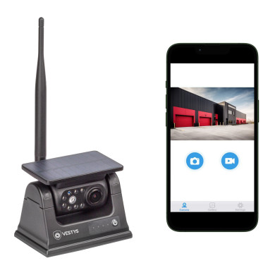 Achteruitrijcamera VESTYS Solar Mobil met WLAN-aansluiting op mobiele apparaten