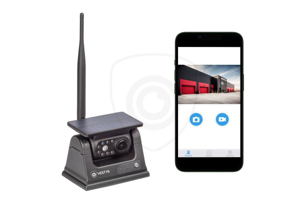 Achteruitrijcamera VESTYS Solar Mobil met WLAN-aansluiting op mobiele apparaten
