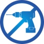 Installatie van de camera zonder boren